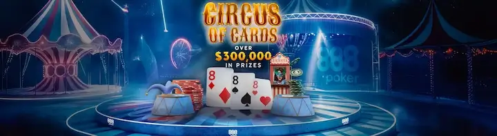 circus of cards 888poker