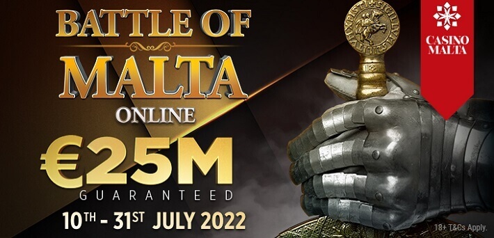 GGNetwork lança Battle of Malta Online com €25.000.000 Garantidos
