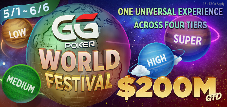 $200M Garantidos na GGPoker World Festival 2023