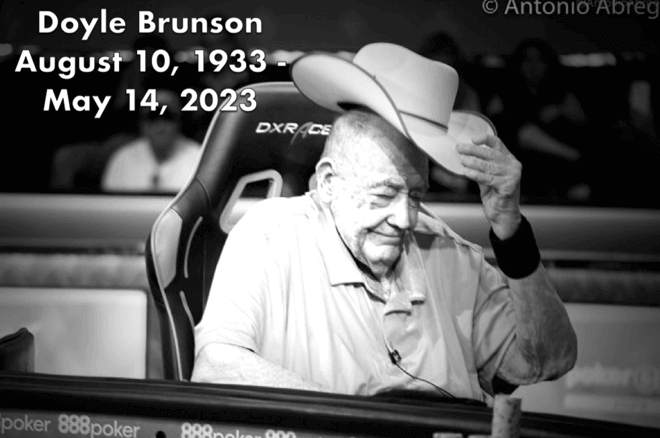 Faleceu Doyle Brunson, lenda do poker morre aos 89 anos
