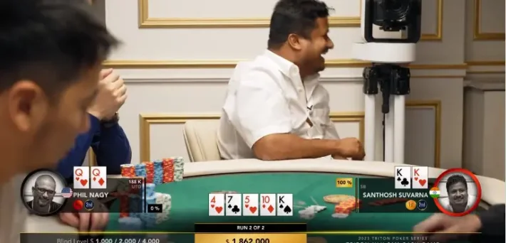 Santhosh-Suvarna-ganha-pote-1862000-contra-Phil-Nagy-no-Triton-Poker-Cash-Game