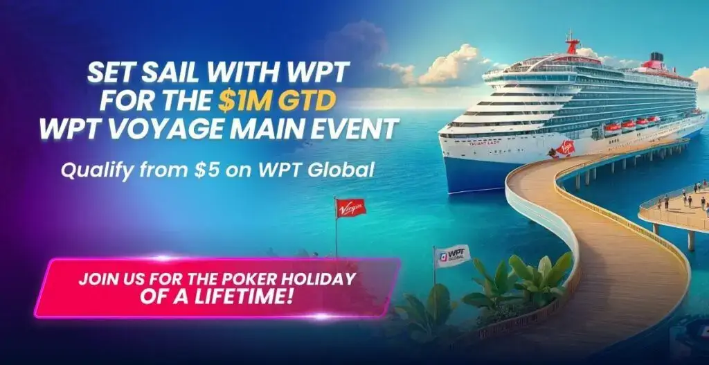 qualifique-se deste $5 para WPT Voyage Main Event