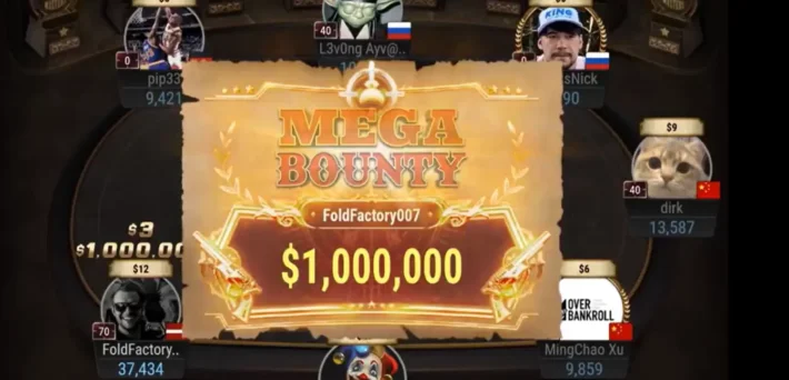 mega bounty jackpot ggpoker 1 milhão