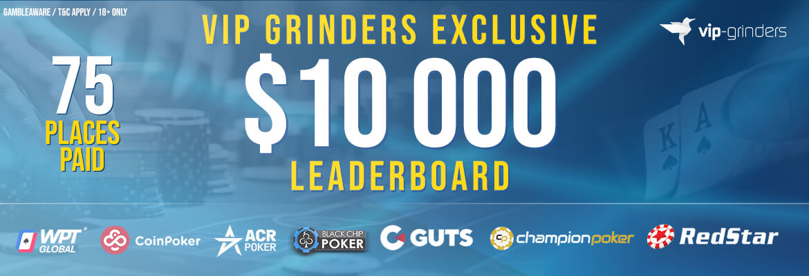 Leaderboard VIP-Grinders Exclusiva de $10,000