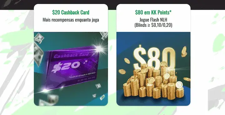 kkpoker bônus de recompensas primeiro depósito